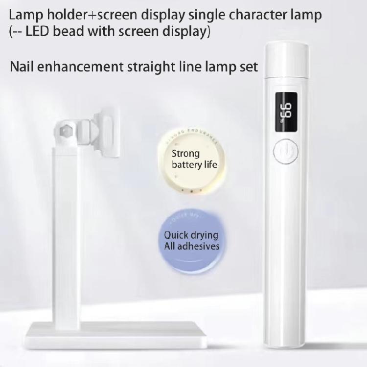 Mini UV LED Nail Lamp for Gel Nails,Handheld UV Nails Light Holders Bracket