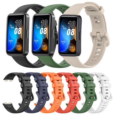 Silicone Strap for Huawei Band 8 Strap Accessories SmartWatch Replacement Watchband Wristband Correa Bracelet for Huawei Band 8