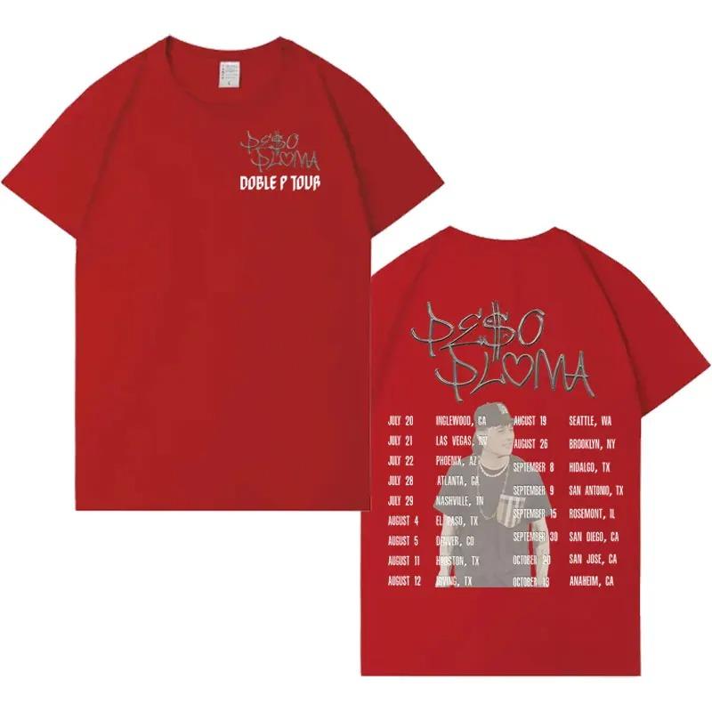 Rapper Peso Pluma Harajuku Style Graphic Short Sleeve Tee Unisex HighQuality Soft Casual Oversized Aesthetic Y2K TShirt