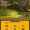 Solar Garden Spotlights Waterproof Adjustable Head Yard Lawn Landscape Lighting