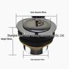 LANGZHIWEN Brass Single Basin Plug Drainer Kit