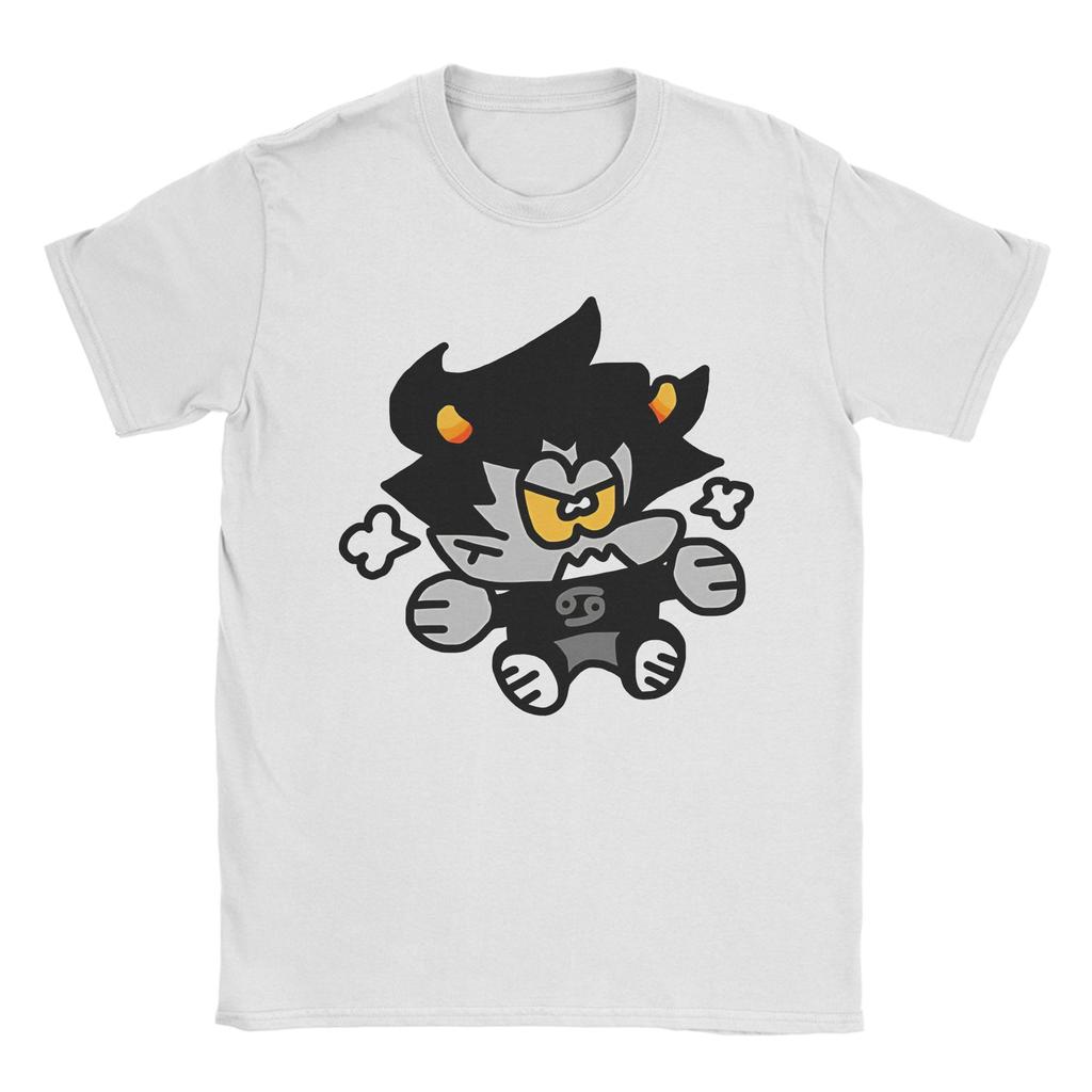 Homestucks Pantskat Karkat T-Shirt Men's Cotton Clothes Printed Fiction MSPA O-neck Short Sleeve