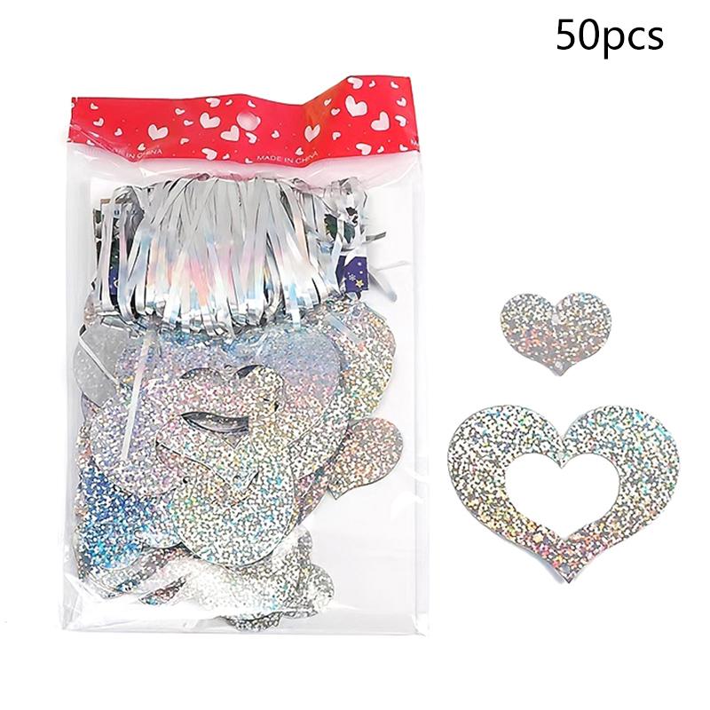 50Pcs Wedding Birthday Party Balloons, Rain Silk Pendants Holiday Supplies