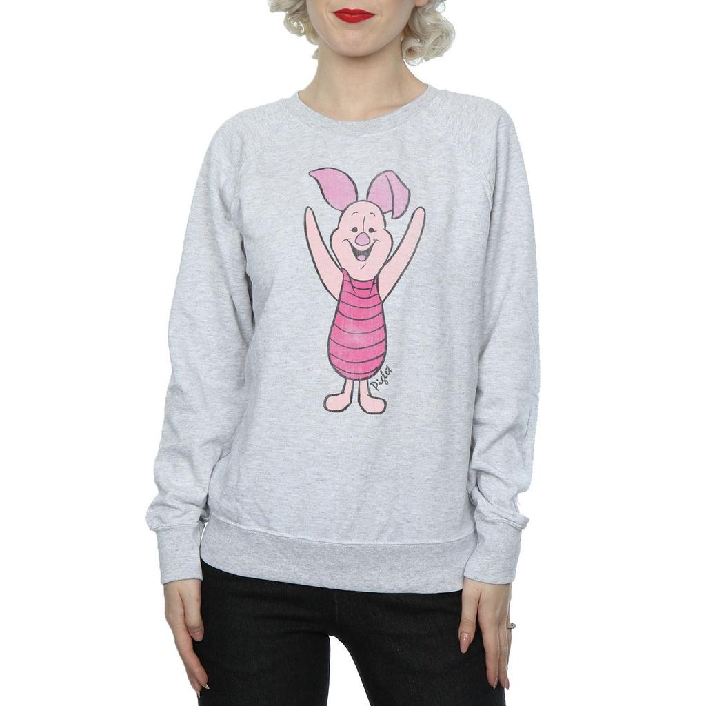 Winnie the Pooh Damen/Damen Piglet Heather Sweatshirt