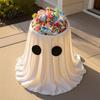 Halloween Dessert Station Ghost Candy Bowl Adjustable Height Large Holder Trick or Prop for Garden Treat Standing Storage Dish Porch Lawn