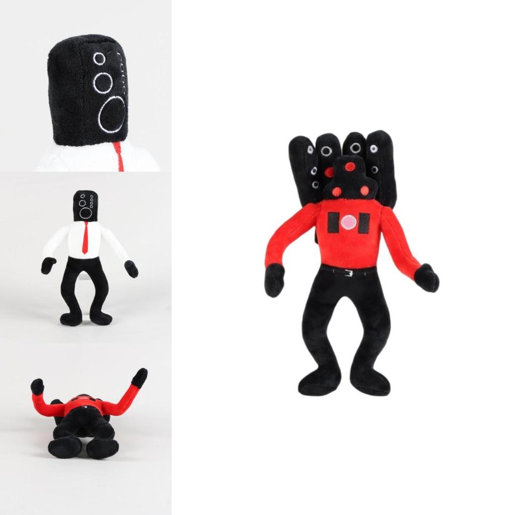 Bookfong Skibidi Toilet Speakerman Plush Toy, Funny And Adorable Animal Design, Short Plush Material, Perfect For Young Adults