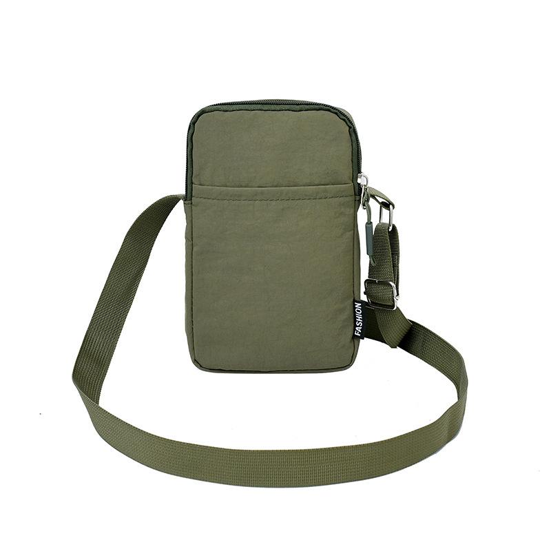 Summer new solid color women's bag fashion change bag small fresh mobile phone bag simple mini shoulder messenger bag