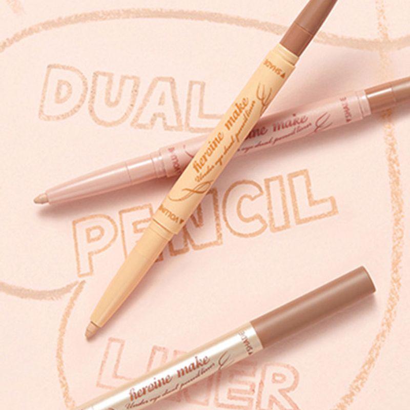 

Heroine Make Under Eye Dual Pencil Liner (3 colors) (all-purpose for aegyo-sal) 01 Natural Volume