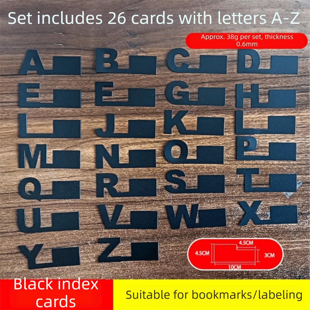 

Label Stickers Category Identification Cards Alphabetic Dividers Vinyl Record Storage Style B black
