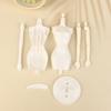 1:6 Doll Mannequin Coat Hanger Dollhouse Doll Skirt Support Wedding Mannequin Stand Humanoid Model Toy Doll Gown Display Form