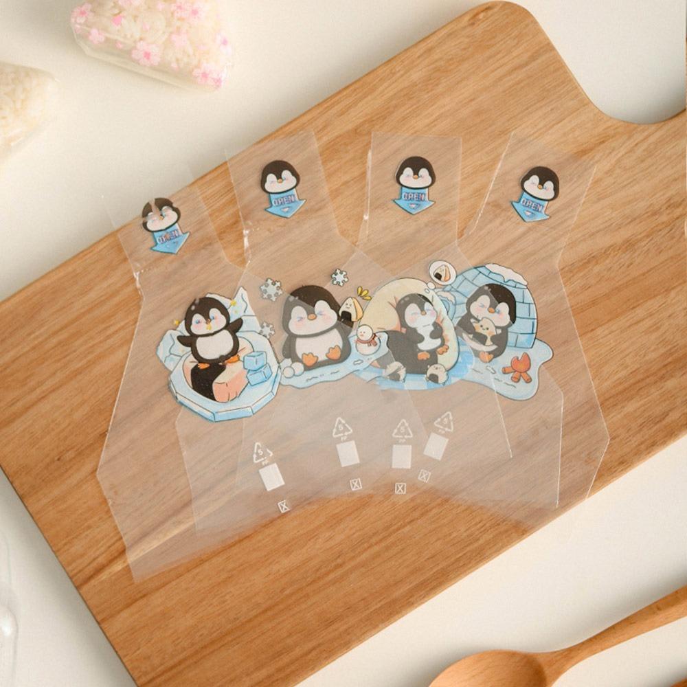 

Треугольная сумка Penguin 50 шт., аксессуары для бэнто, бытовая упаковка для рисовых шариков Penguin