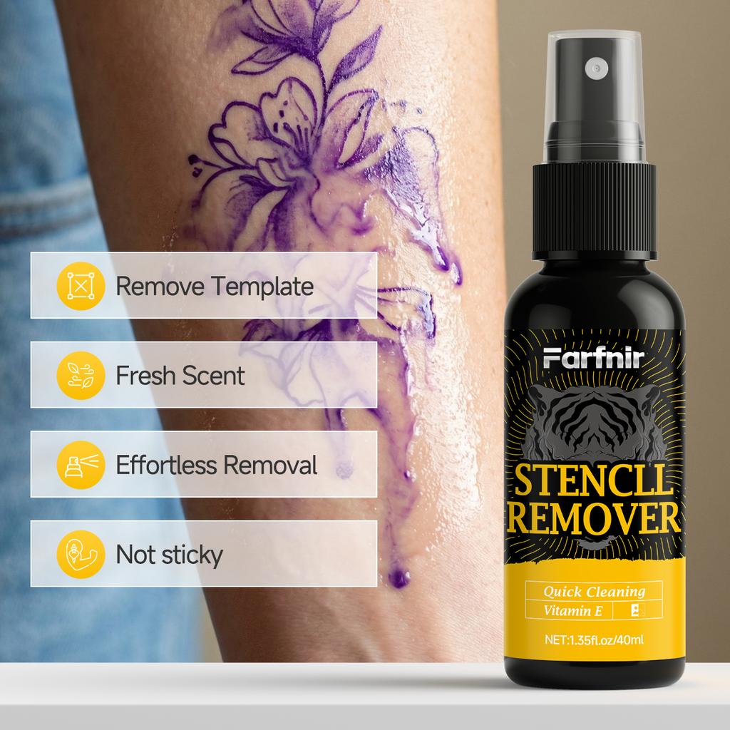 REMOVER Is Suitable for Removing Pattern Stencils on the Skin, Spray Remover, Suitable for All Skin Types