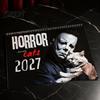 Gothic Home Decor 2027 Horror Movie And Cats Wall Calendar, Halloween Large Scary Creepy Annual Ritual Gift Characters 12 Monthly Spooky Cat