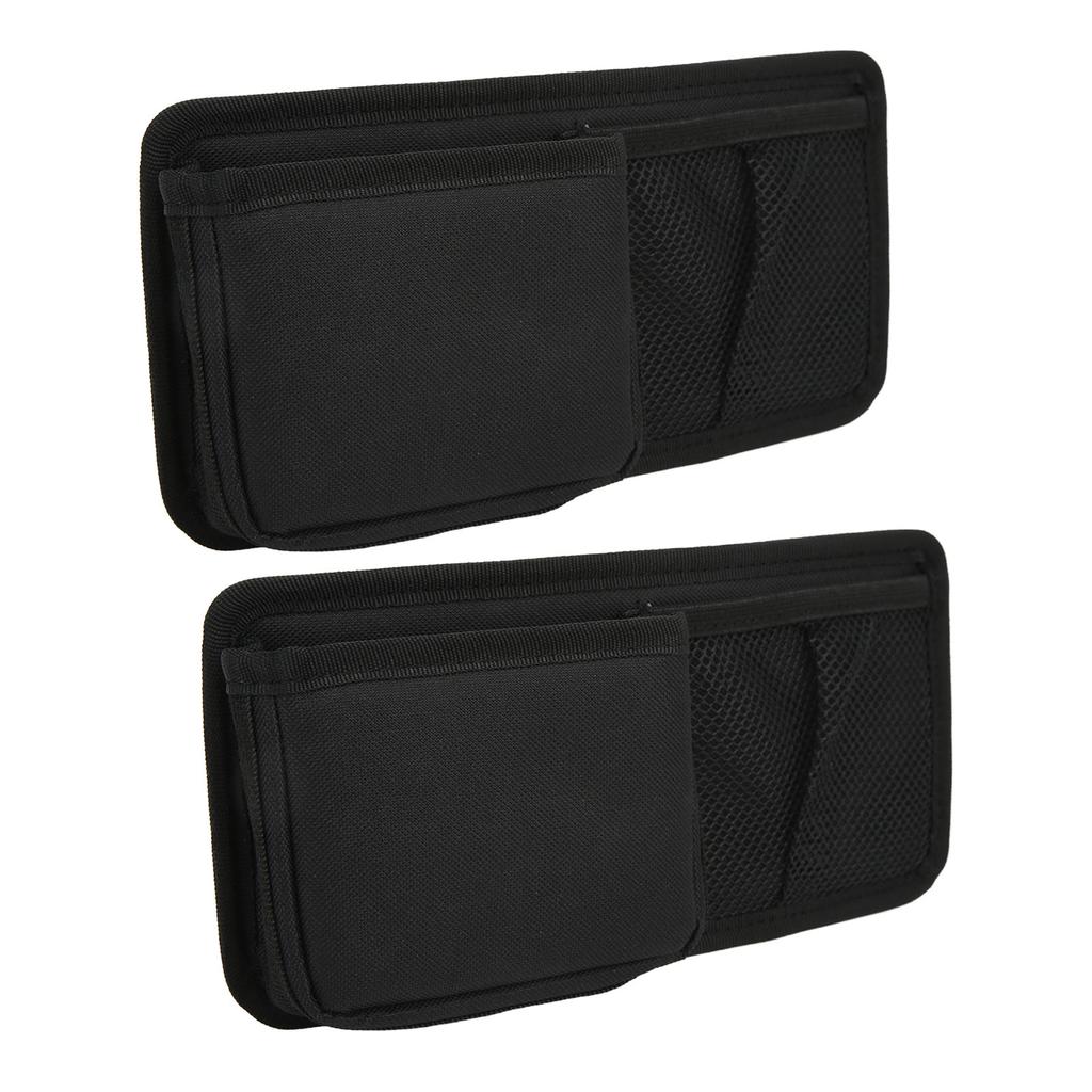 2 st Mittkonsol Sidofack Organizerväska Oxfordtyg Vattentät Bilfickorganisatör för Ford Ranger T6 2011+