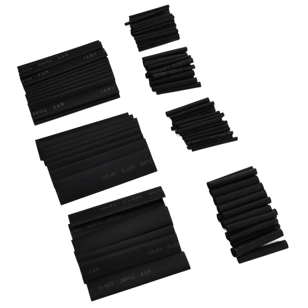 127Pcs Heat Shrink Tubing 2:1 Electric Insulation Shrinkable Tube Assortment Combination Set