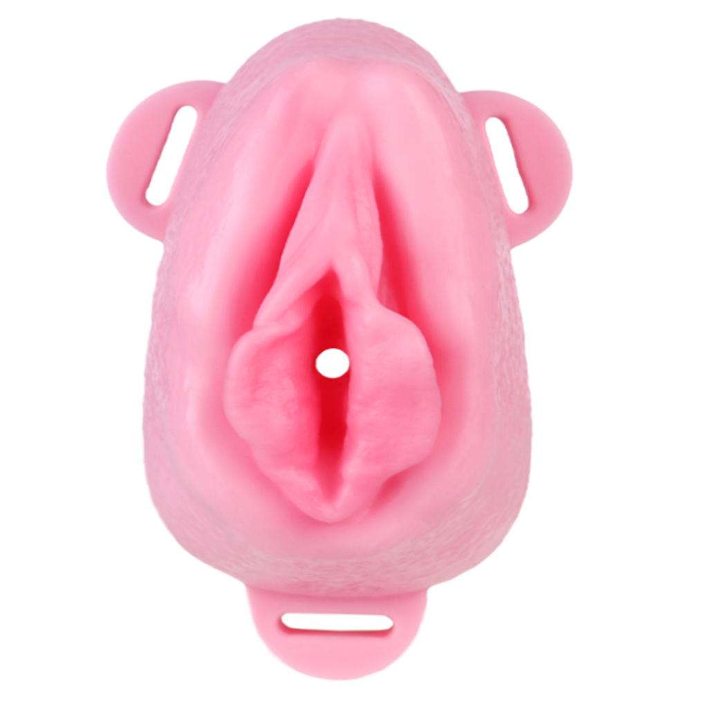 Silicone CB Lock Chastity Lock Male Penis Cage Chastity Sex Toys Cock Ring Urethral Chastity BDSM