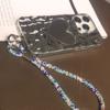 Glitter Rhinestone Phone Lanyard Bling Bling Anti-lost Wrist Rope  Phone Accessories