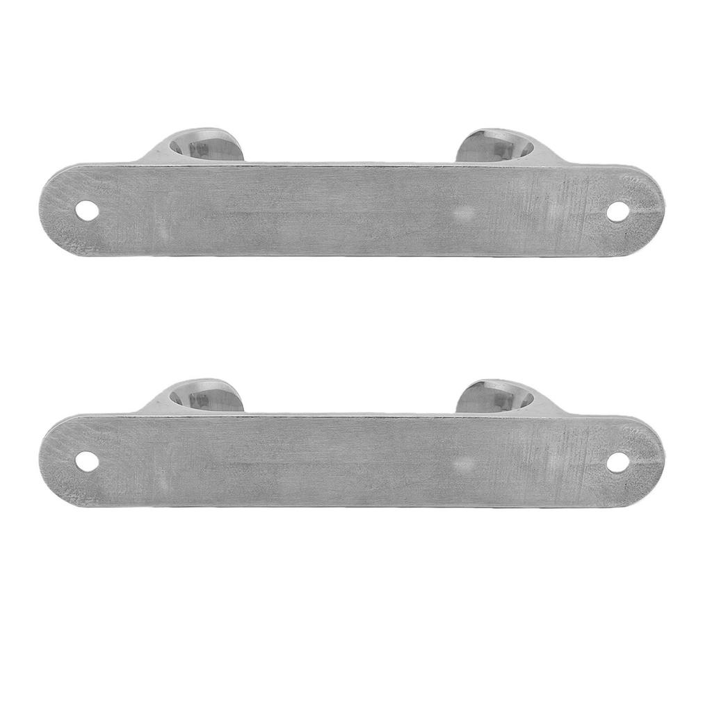 2PCS 6in Straight Bow Chock 316 Stainless Steel Mirror Polished Line Cleat Chock for Yacht