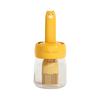 Household Oil BrushHigh-temperature Resistant One-piece Glass Oil BottleBarbecue Baking Kitchen Oil Brush Silicone Brush