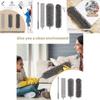 Extendable Feather Duster Brush Set With Telescopic Handle For Home Cleaning And Dust Removal