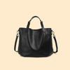 Commuter Tote Bag, High-end Shoulder Bucket Bag, New Large-capacity Cowhide Women's Bag Bucket Bag