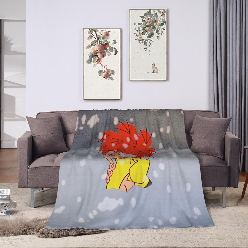 P-Pumuckl Plüschdecke Junge Mädchen Flanell Überwurfdecke Für Wohnzimmer Weich DIY Qualität Tagesdecke Geschenkidee