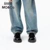 little MO&Co. Kids' Unisex Autumn Denim Wide-Leg Banana Jeans