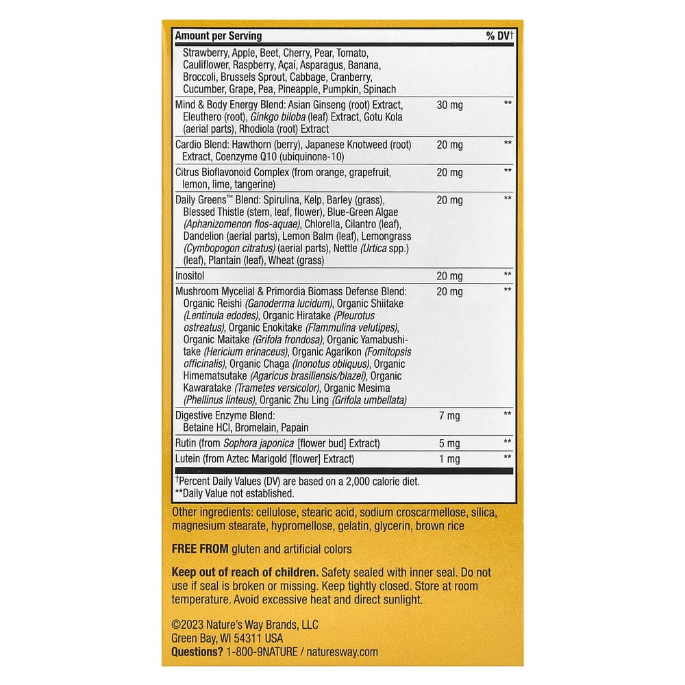 Nature's Way Alive! Men's 50+ Complete Multivitamin 60 Tablets