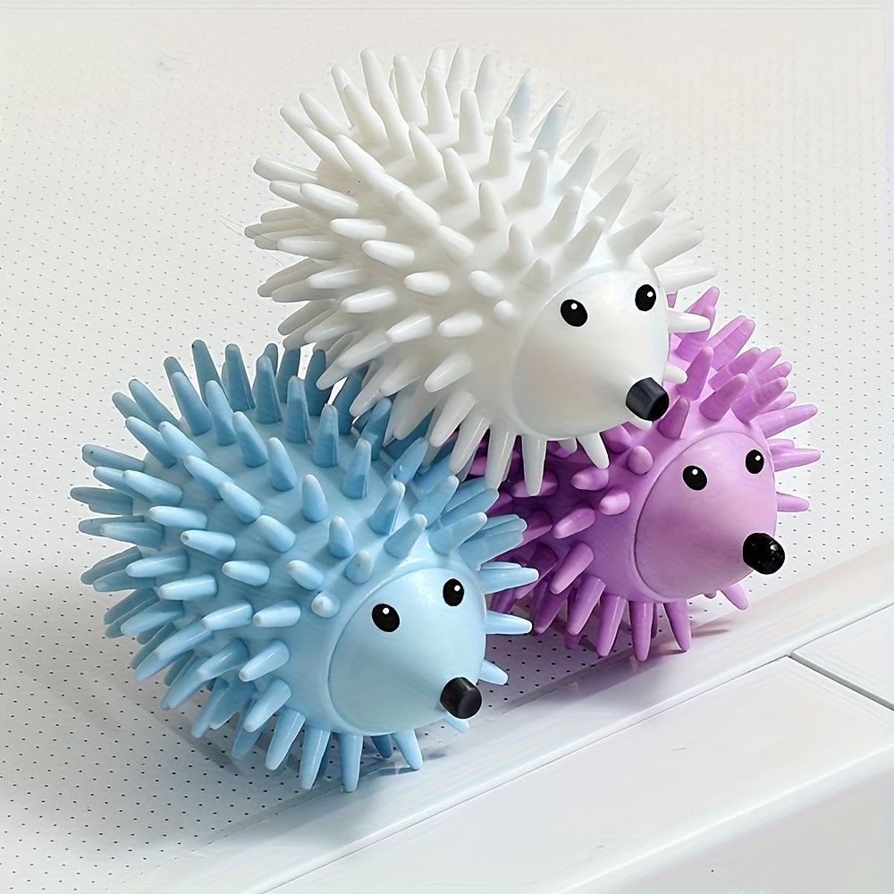 Silicone Hedgehog Anti-Tangle Laundry Ball - Soft, Magic Decontamination and Lint Removal Cleaning Solution