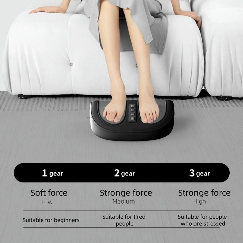 Shiatsu Foot Massager Machine with Heat Electric Feet and Calf Massager with Roller Kneading Deep Tissue Massage Relaxation Gift