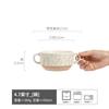 Retro Binaural Ceramic Bowl, Noodle Bowl, Yogurt Bowl, Binaural Bowl, Round Vegetable Bowl, Soup Bowl, Japanese-Style Bowl, Tableware, Kiln Change