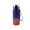 Water bottle large capacity outdoor sports water cup gradual change color portable cup high value plastic cup lock bounce cup