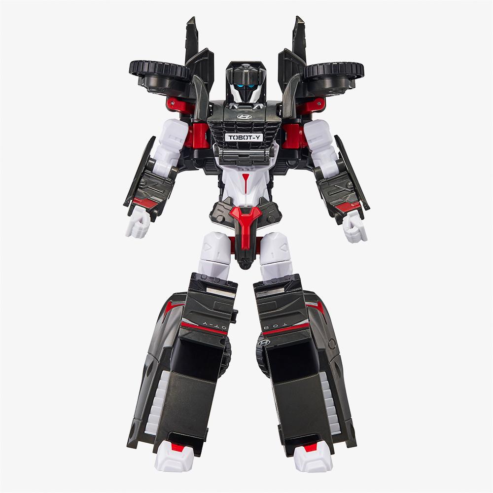 [young toys] Tobot Y Metallic Gray Color Change Transforming Robot (Large Avante)