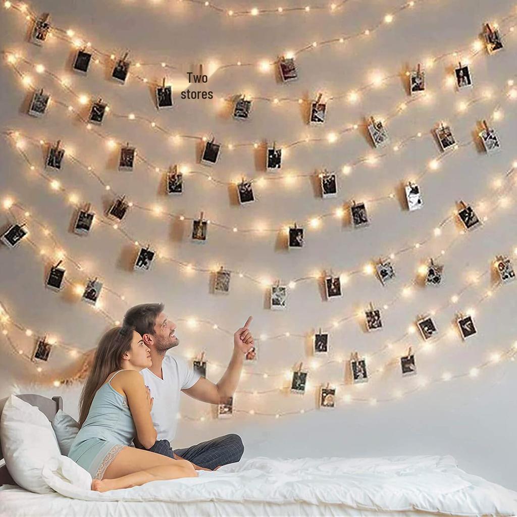 Transparent Clip String Lights for Dorms, Bedrooms, Weddings, Parties, Camping, and Holidays