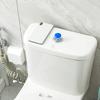 Botón de presión para inodoro con forma de corazón, botones de agua para baño