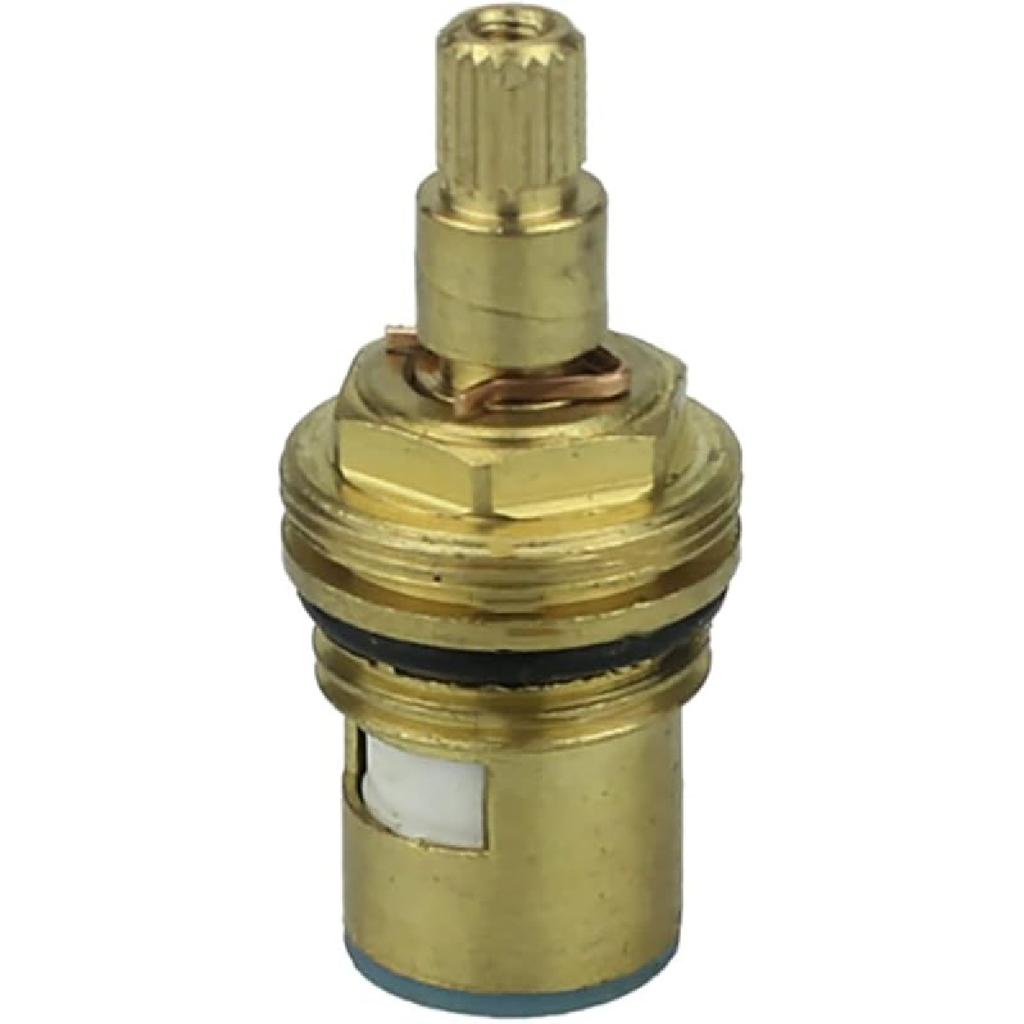 Mix Tap Inner Cartridge Replacement, Spare Valves, Tap Valves, Brass Ceramic Disc Cartridges Insert Faucet Valve Quarter Turn 1/2" Ceramic Tap Valves