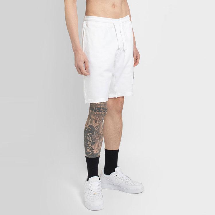 STONE ISLAND Solid Logo Patch Drawstring Sports Casual Shorts Men Shorts 741564651-V0001