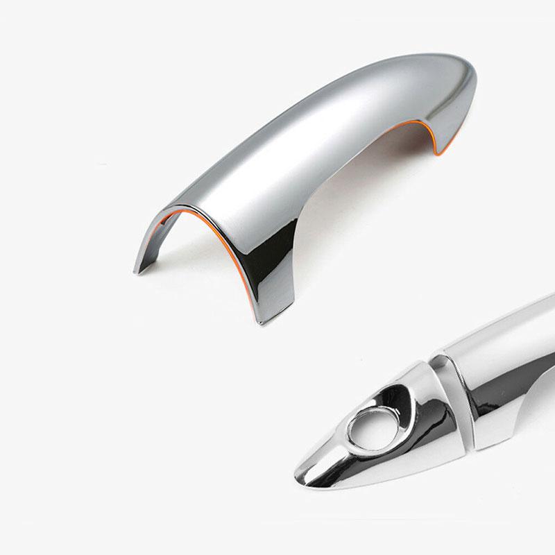 

For Elantra 2011 2012 2013 2014 2015 Chrome Door Handle Cover Trim Kit One Size