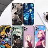 MH105 Naruto Uchiha Sasuke Phone Shell Case for iPhone 7 8 11 12 13 14 15 16 17 16E XS Pro Max XR X SE Air