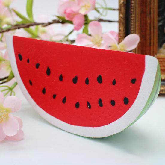 

Slow Rising Squishy Jumbo Watermelon Slice Fruit Squeeze Toy Stress Relief Gift