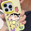 Crayon Shin-chan Kompatibelt iPhone-skal (Modeller 16 - 17 Pro Max, 14 Stort Hål, 11 - 12, Jelly 15P)
