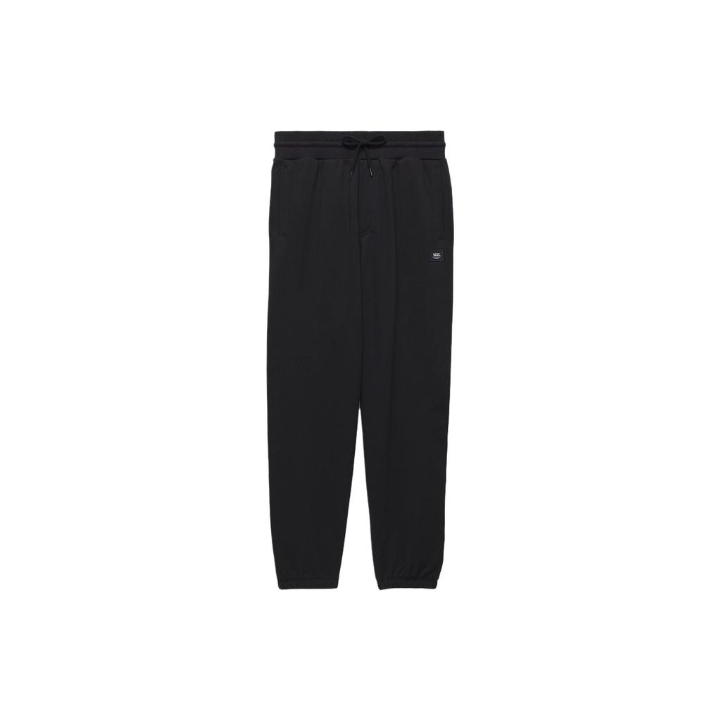 Vans Oryginalne Standardy Jednolity Kolor Luźny Krój Dzianinowe Spodnie Jogger Męskie Spodnie Czarne VN000G6HBLK