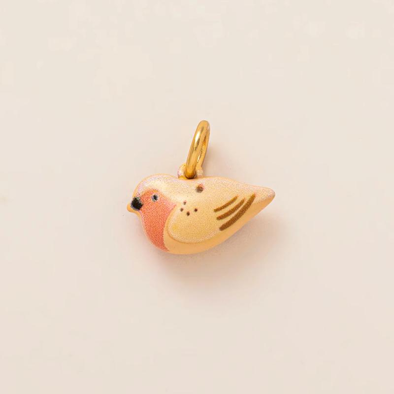 Simple Style Cute Small Animal Series Pendant Fox Stainless Steel Accessories