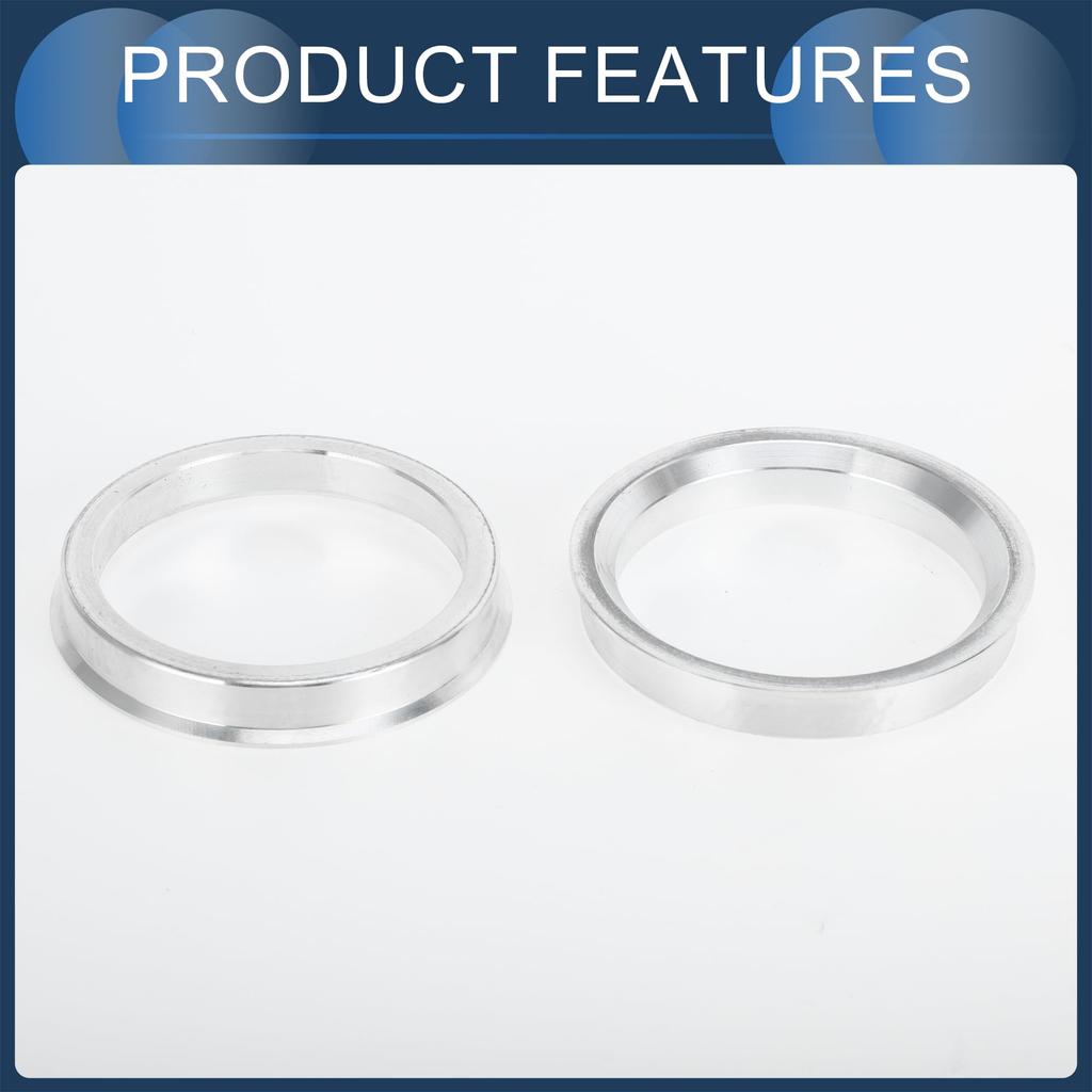 INFINAUTO Hub Centric Rings 54.1mm Inner to 64.1mm Outside Diameter Vehicle Wheel Hub Rings Aluminum Alloy 4pcs