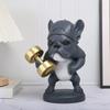 Dynamic Running Dog Statue Athletic Puppy Sculpture for Sports Decor Motivational Gift for Runners Pet Lovers Resin Art Gift