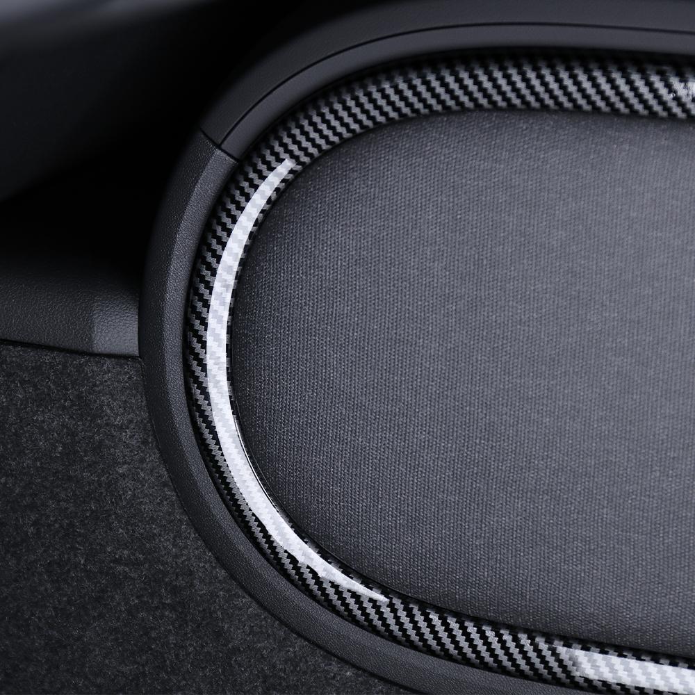 Carbon Fiber Style Central Front Gear Trim Strip Cover For Hyundai IONIQ 5 N 2024 2025 LHD RHD Accessories