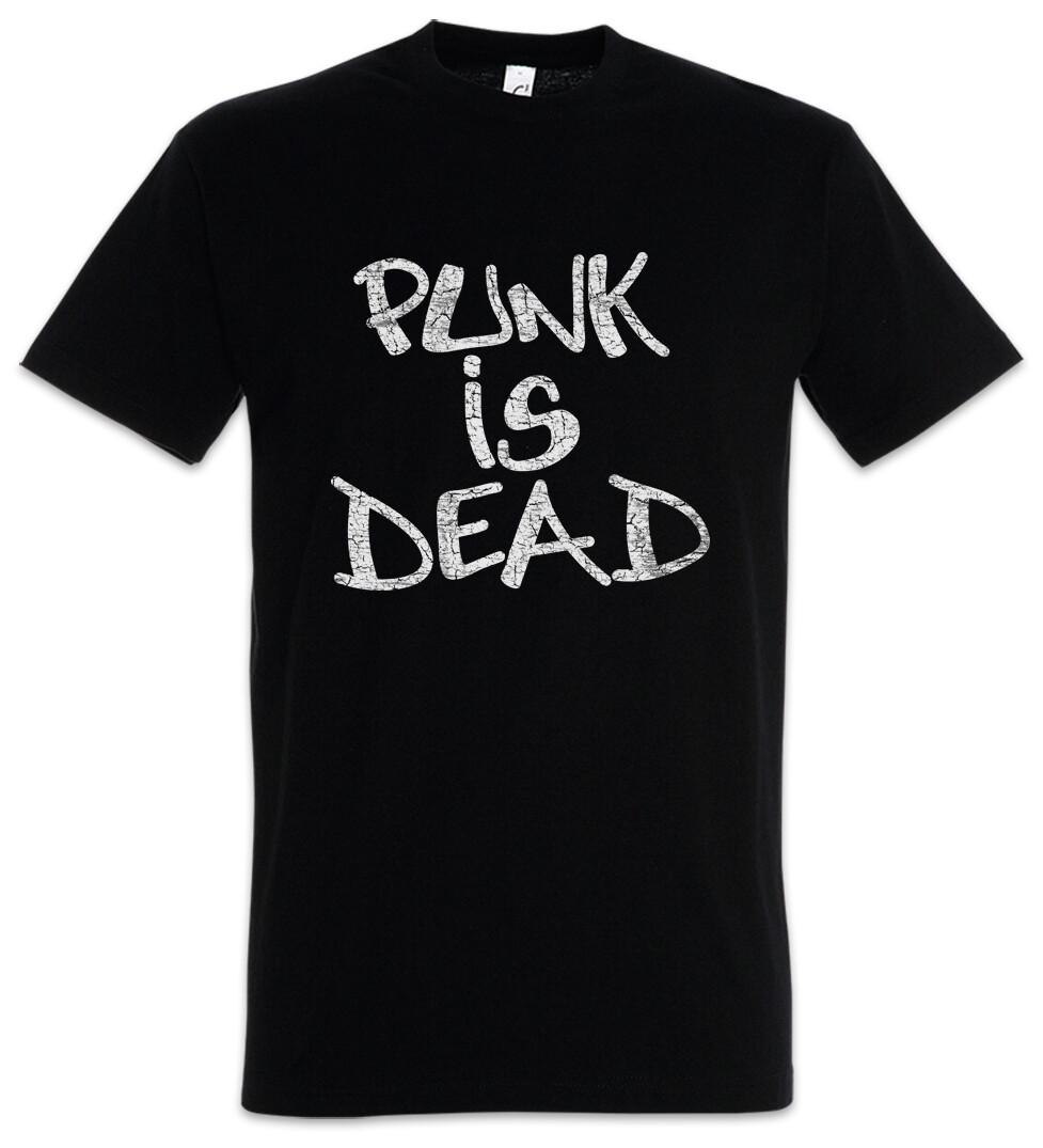 

Punk Is Dead Mens T-Shirt Mens Womens Tees Top Rock Anarchy UK England Mod New Wave Sid Metal Music L