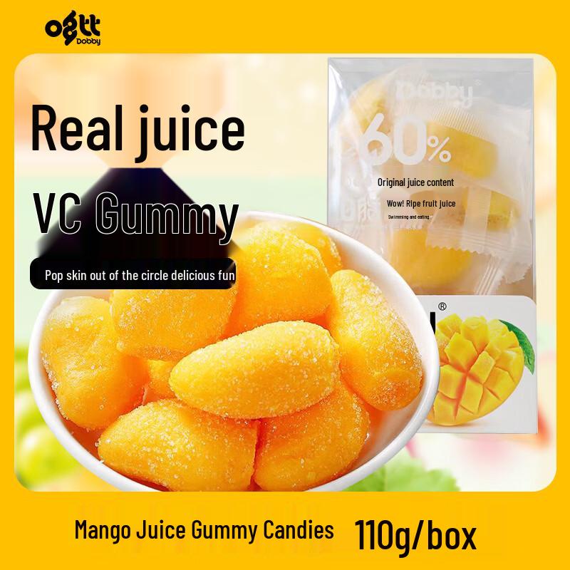 Dobbie Fruit Juice Gummy Candies