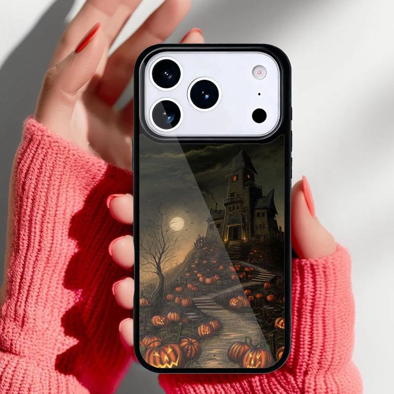 Halloween Pumpkin Phone Case for iPhone 17 16 15 14 13 Pro Max Back Cover for 12 11 Pro Coque