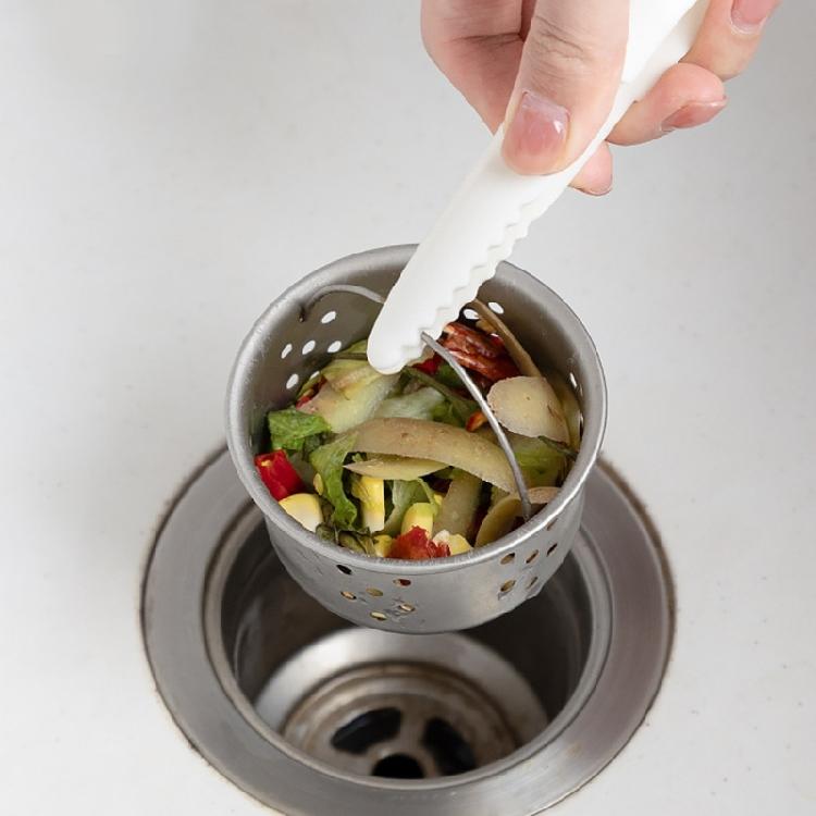 Sink Strainer and Hair Remover Tool Bathroom Drain Cleaning Tool Duck Hair Catcher Clip For Efficient Hair Removal